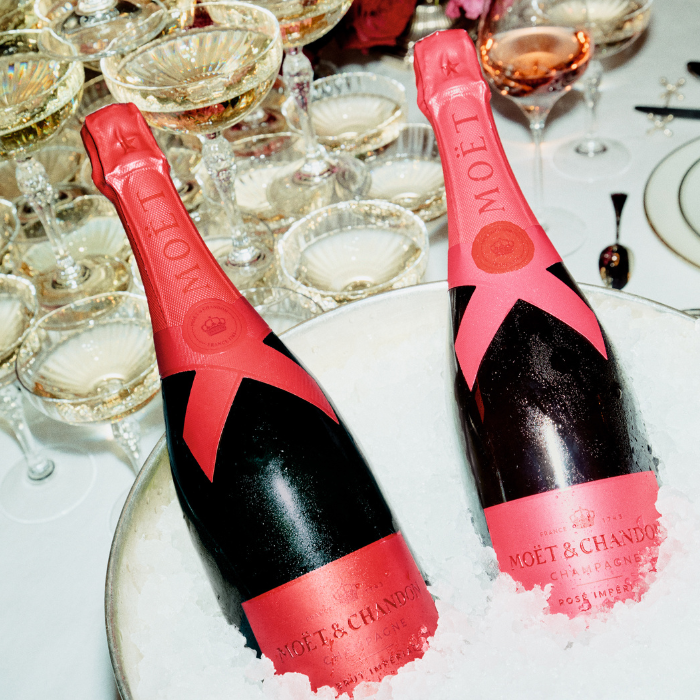 Moët & Chandon Rosé Impérial Pink Limited Edition, Champagne, Frankreich