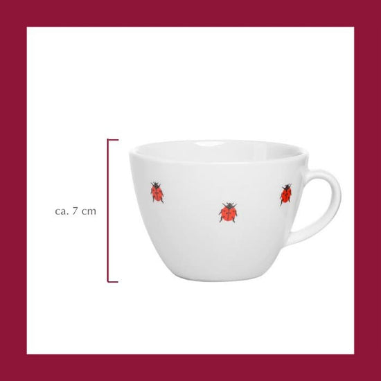 Set Cappuccino Tasse mit Untertasse - 