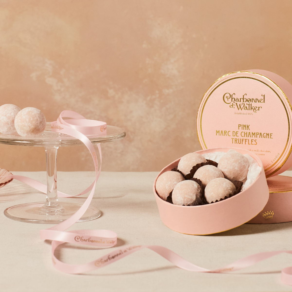 Pink Marc de Champagne Truffles