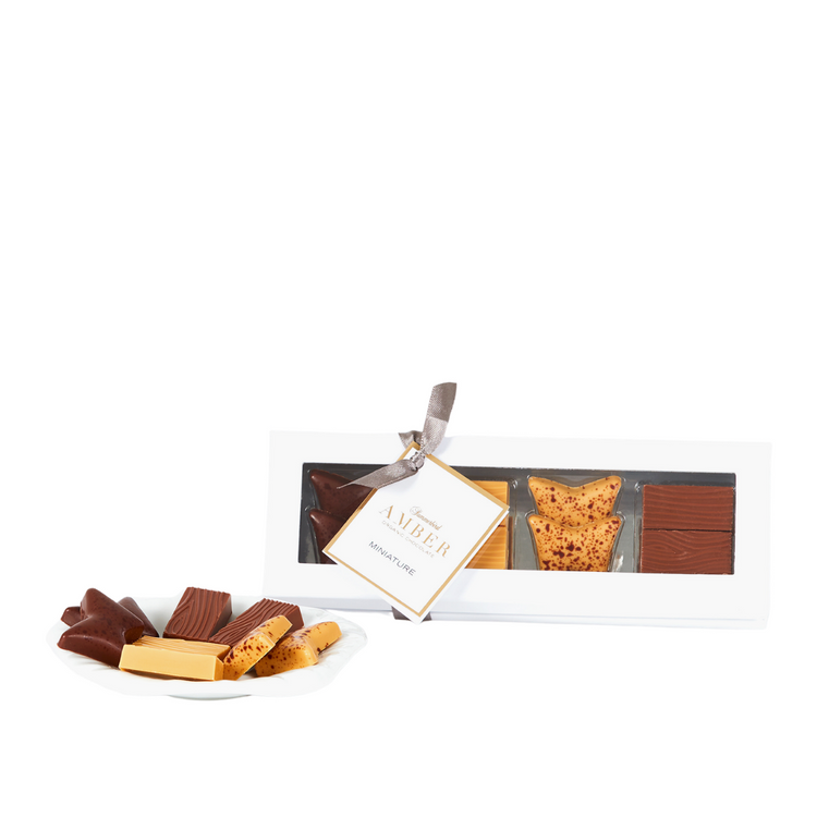 Bio Amber, Mini Geschenkbox mit 8 Pralinen