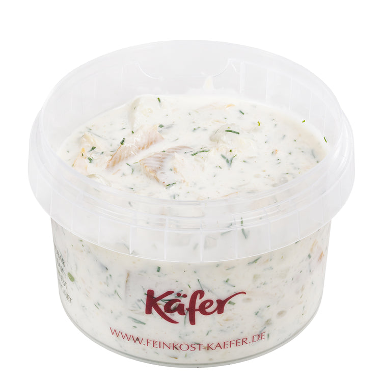 Forellensalat mit Äpfeln