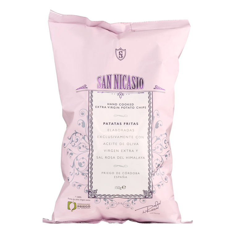 Kartoffelchips mit Himalaya Salz