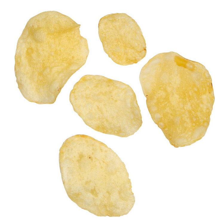 Kartoffelchips mit Himalaya Salz
