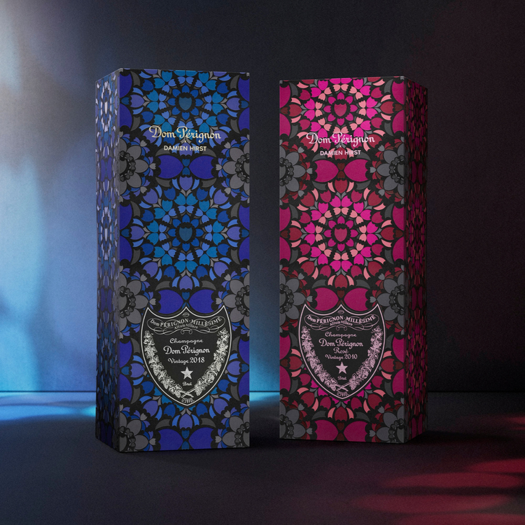 Dom Pérignon Brut Vintage 2018 Damien Hirst Limited Edition, Champagner, Frankreich