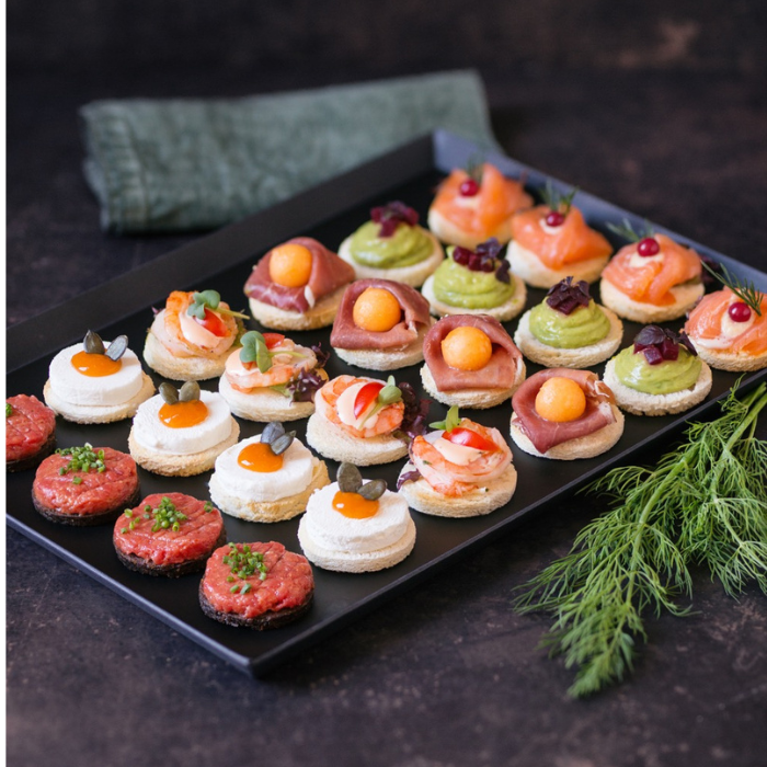 Räucherlachs Canapé